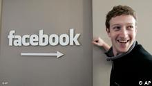 **ADVANCE FOR WEEKEND FEB. 24-25** Facebook.com's mastermind, Mark Zuckerberg smiles at his office in Palo Alto, Calif., Monday, Feb. 5, 2007. He is sitting on a potential gold mine that could make him the next Silicon Valley whiz kid to strike it rich. But the 22-year-old founder of the Internet's second largest social-networking site also could turn into the next poster boy for missed opportunities if he waits too long to cash in on Facebook Inc., which is expected to generate revenue of more than $100 million this year. The bright outlook is one reason Zuckerberg felt justified spurning several takeover bids last year, including a $1 billion offer from Yahoo Inc. (AP Photo/Paul Sakuma)