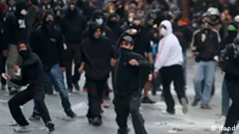 Disturbios en Atenas.