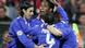 Chelsea's Didier Drogba with teammates Tiago, Claude Makelele and Joe Cole Chelsea's Didier Drogba with teammates Tiago, Claude Makelele and Joe Cole