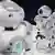 Os robôs "Nao", que foram apresentados em 2006