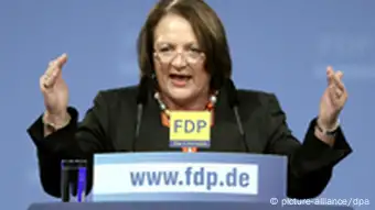 Bundesjustizministerin Sabine Leutheusser-Schnarrenberger