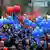 Zehntausende legten Teile der Brüsseler Innenstadt lahm. Foto: picture alliance/dpa