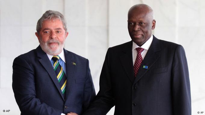 Lula, então Presidente do Brasil, recebeu em Brasília o seu homólogo angolano José Eduardo dos Santos (2010)