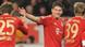 Baden-Wuerttemberg/ Fussball, 1. Bundesliga, Saison 2011/2012, 16. Spieltag, VfB Stuttgart - FC Bayern Muenchen, Sonntag (11.12.11), Mercedes-Benz-Arena, Stuttgart: Muenchens Thomas Mueller (v.l.), Doppeltorschuetze Mario Gomez, Toni Kroos und Philipp Lahm jubeln ueber den Treffer zum 1:2. +++ Achtung Bildredaktionen: Die Verwendung der Bilder fuer die gedruckten Ausgaben der Zeitungen und andere Print-Medien ist ohne Einschraenkungen moeglich. Die DFL erlaubt ausserdem die Publikation und Weiterverwertung von maximal sechs Bildern pro Spiel im Internet. Eine Weiterverwertung im IPTV, Mobilfunk und durch sonstige neue Technologien ist erst 2 Stunden nach Spielende der jeweiligen Wettbewerbsspiele der Bundesliga und 2. Bundesliga erlaubt! Foto: Daniel Maurer/dapd Baden-Wuerttemberg/ Fussball, 1. Bundesliga, Saison 2011/2012, 16. Spieltag, VfB Stuttgart - FC Bayern Muenchen, Sonntag (11.12.11), Mercedes-Benz-Arena, Stuttgart: Muenchens Thomas Mueller (v.l.), Doppeltorschuetze Mario Gomez, Toni Kroos und Philipp Lahm jubeln ueber den Treffer zum 1:2. +++ Achtung Bildredaktionen: Die Verwendung der Bilder fuer die gedruckten Ausgaben der Zeitungen und andere Print-Medien ist ohne Einschraenkungen moeglich. Die DFL erlaubt ausserdem die Publikation und Weiterverwertung von maximal sechs Bildern pro Spiel im Internet. Eine Weiterverwertung im IPTV, Mobilfunk und durch sonstige neue Technologien ist erst 2 Stunden nach Spielende der jeweiligen Wettbewerbsspiele der Bundesliga und 2. Bundesliga erlaubt! Foto: Daniel Maurer/dapd
