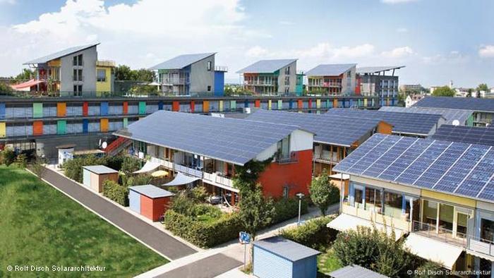 Germany Solar settlement by Rolf Disch in Freiburg