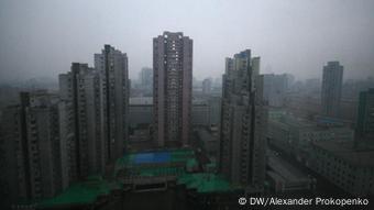 Hochhäuser in Pjongjang, der Hauptstadt Nordkoreas. (Foto: DW/Alexander Prokopenko)