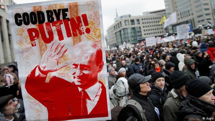 Anti-Putin protest in Moscow