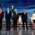 Cumhuriyetçilerin adayları Rick Santorum, Rick Perry, Mitt Romney, Newt Gingrich, Ron Paul, Michele Bachmann, Jon Huntsman (soldan-sağa)