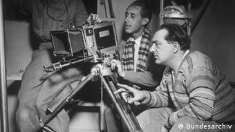 Fritz Lang on a film set, Copyright: Bundesarchiv