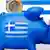 Symbolbild: Sparschwein mit griechischer Flagge
