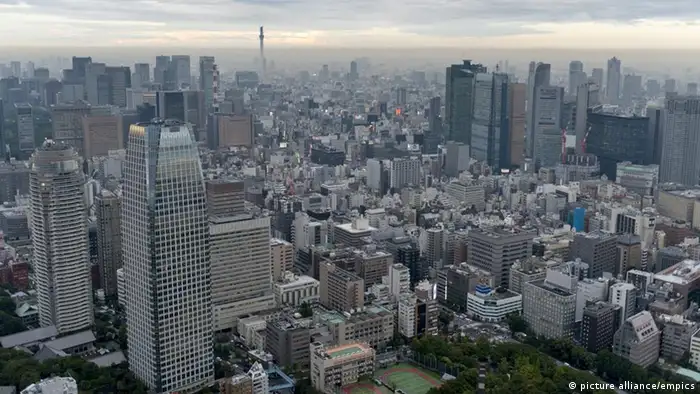 Japan Tokio Erdbeben Skyline