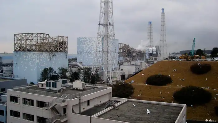 Japan Erdbeben und Tsunami Fukushima Trümmer Atomkraftwerk