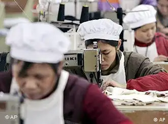 中国是劳动力低廉的世界工厂