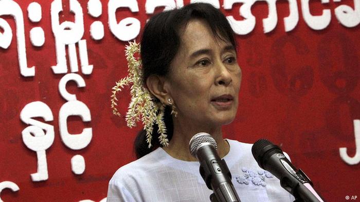 Oppositionsführerin Suu Kyi (Foto: AP)