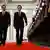 South Korean President Lee Myung-bak (C) walks with Chinese President Hu Jintao (2nd L) as they inspect a guard of honour during an official welcoming ceremony in the Great Hall of the People in Beijing January 9, 2012. President Lee is on a three-day trip to China, his second in four years, and will ask China's leaders to use their influence to lean on North Korea to show restraint amid a delicate transition to a new leadership. REUTERS/David Gray (CHINA - Tags: POLITICS MILITARY)