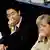 Westerwelle, Roesler and Merkel in Bundestag
