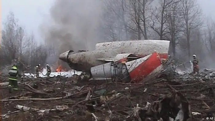 Flugzeugabsturz Smolensk mit Lech Kaczynski Präsident Polen