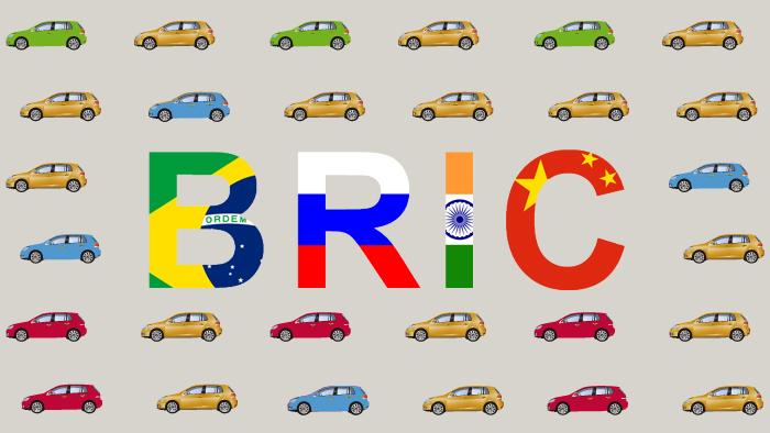 Symbolbild BRIC Schwellenländer Automobilindustrie Automarkt
