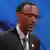 Ruandas Präsident Paul Kagame speaks at an international aid forum on Nov. 30, 2011.