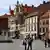 Die 1743 errichtete Mariensäule in Maribor, aufgenommen am 26.03.2005. Maribor ist mit 108.000 Einwohnern die zweitgrößte Stadt in Slowenien. Die Siedlung wurde 1164 erstmals erwähnt.. Foto: Bernd Weißbrod dpa +++(c) dpa - Report+++