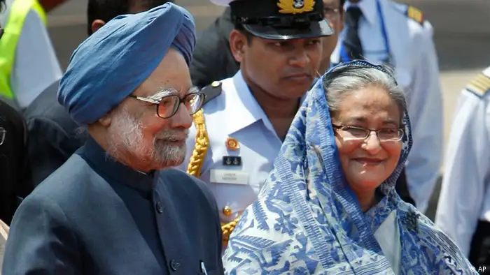 Manmohan Singh Indien Ministerpräsident und Sheikh Hasina
