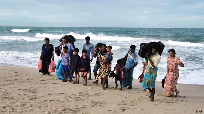 A group of Sri Lankan refugees (Photo: M Lakshman)