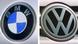 BMW and VW logos BMW and VW logos