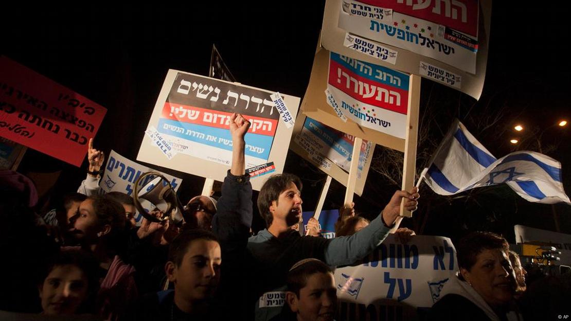 Israel Protest gegen Geschlechtertrennung