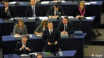 Viktor Orban in Strasbourg