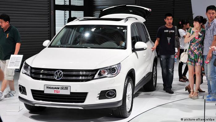 China Deutschland Volkswagen Tiguan in Shenzhen Autoshow