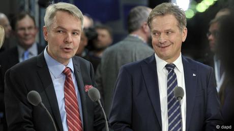 Finnland Präsidentschaftskandidaten Pekka Haavisto und Sauli Niinisto (dapd)