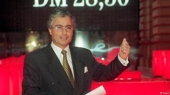 The former boss of Telekom, Ron Sommer, in 1996