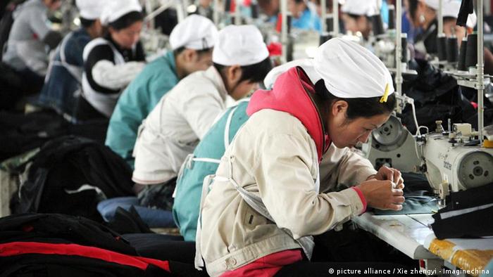 Швейное производство в Китае 