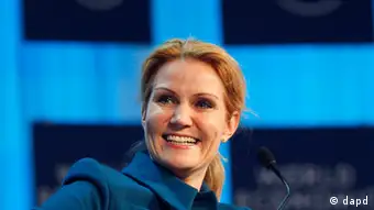 Schweiz Weltwirtschaftsforum in Davos Helle Thorning-Schmidt