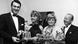 Holding their Bambi Film Awards on April 28, 1963 at the Schwarzwaldhalle (Black Forest Hall) in Karlsruhe, Germany are from left to right: US actor Rock Hudson, Swiss actress Liselotte Pulver, Austrian actress Luise Ullrich and German actor Heinz Ruehmann. (ddp images/AP Photo)