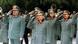Der chilenische Diktator Pinochet und seine hohen Militärs im Jahr 1983 Der chilenische Diktator Pinochet und seine hohen Militärs im Jahr 1983