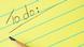 Image of a handwritten to-do list (Photo: Fotolia/Mellimage) Image of a handwritten to-do list (Photo: Fotolia/Mellimage)