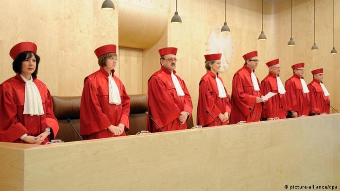 Verfassungsgericht beim Richterspruch