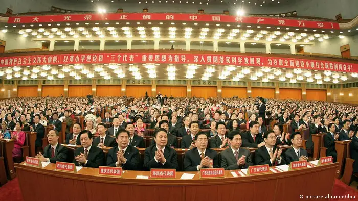 China Kommunisten beenden Parteitag