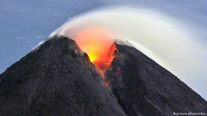 Indonesien Vulkan Merapi (picture-alliance/dpa)