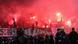 Police officers react as chaos erupts at a soccer stadium in Port Said city, Egypt Police officers react as chaos erupts at a soccer stadium in Port Said city, Egypt