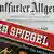 обложка газеты FAZ и журнала Der Spiegel