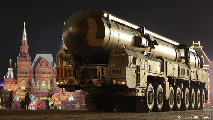 Российская межконтинентальная ядерная ракета Тополь М