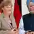 Bundeskanzlerin Angela Merkel (CDU) wird am Dienstag (31.05.2011) in Neu Delhi vom indischen Premierminister Manmohan Singh im Gästehaus der Regierung "Hyderabad House" begrüßt. Kanzlerin Merkel trifft mit Bundesministern und Staatssekretären zu den ersten deutsch-indischen Regierungskonsultationen mit Amtskollegen aus Indien zusammen. Foto: Steffen Kugler dpa +++(c) dpa - Bildfunk+++