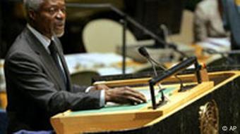 Kofi Annan in der UN