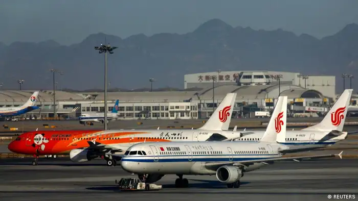 Flugzeuge von Air China in Beijing