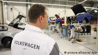 Produktion im Volkswagen Werk in Russland