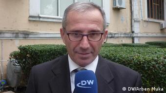 Mark Marku, Mitglied des albanischen Parlaments (DP) (DW/Arben Muka)