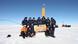 In this Monday, Feb. 5, 2012 photo provided by Arctic and Antarctic Research Insitute of St. Petersburg, Russian researchers at the Vostok station in Antarctica pose for a picture after reaching subglacial lake Vostok. Scientists hold the sign reading "05.02.12, Vostok station, boreshaft 5gr, lake at depth 3769.3 metres." The Russian team reached the lake hidden under miles of Antarctic ice on Sunday, a major scientific discovery that could provide clues for search for life on other planets. (Foto:Arctic and Antarctic Research Institute Press Service, /AP/dapd) In this Monday, Feb. 5, 2012 photo provided by Arctic and Antarctic Research Insitute of St. Petersburg, Russian researchers at the Vostok station in Antarctica pose for a picture after reaching subglacial lake Vostok. Scientists hold the sign reading "05.02.12, Vostok station, boreshaft 5gr, lake at depth 3769.3 metres." The Russian team reached the lake hidden under miles of Antarctic ice on Sunday, a major scientific discovery that could provide clues for search for life on other planets. (Foto:Arctic and Antarctic Research Institute Press Service, /AP/dapd)