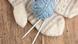 balls of yarn and mittens balls of yarn and mittens